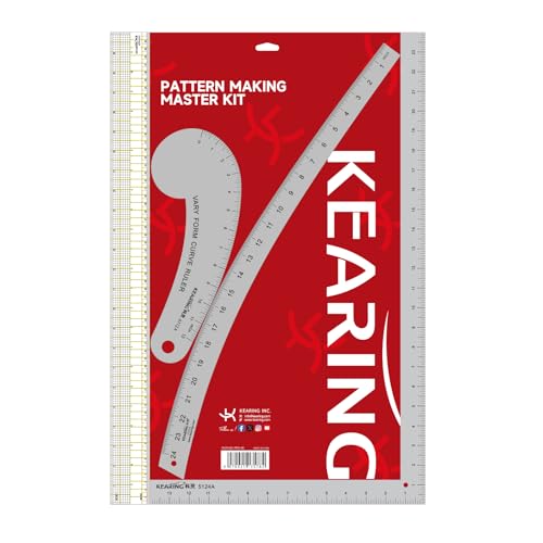 KEARING Imperial Fashion Designer's Ruler Kit for Pattern Making Sewing - style: Pattern Kit