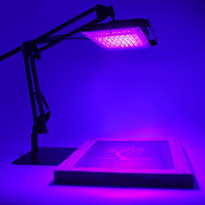 Dorhui 60W LED UV Screen Printing Exposure Light Kit with Adjustable Stand & Replacement Lamp Head, 395nm, 110V, Compatible with Diazo Photo Emulsion