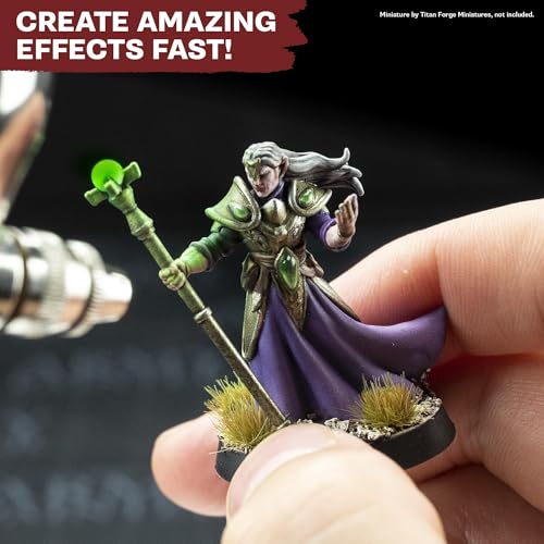 The Army Painter, Warpaints Air Mega Set Combo, 60 x 18 ml | Acrylic Airbrush Paints, Incl. 9 Metallics, 1 Fluo & 1 Project Paint Station - Miniature Model Paint for Dnd & Warhammer - color: Warpaints Air Mega Set Combo