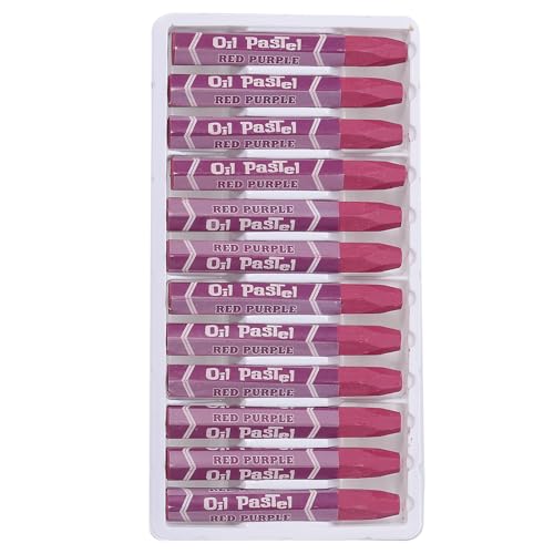PATIKIL Purple Red Oil Pastels, 36Pcs Soft Oil Crayons Pastels Stick Vibrant and Creamy Art Supplies Bulk for Artists Beginners Art Painting Drawing Blending Graffiti Gallery - color: Purple Red