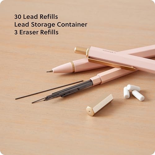 U Brands Mechanical Pencils, .7mm HB #2 Lead, 2 Pack with Refills, Pink - color: Blush Pink