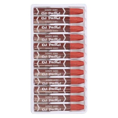 PATIKIL Brown Oil Pastels, 24Pcs Soft Oil Crayons Vibrant and Creamy Pastels Stick Art Supplies for Art Painting Drawing Blending Graffiti for Artists Beginners - color: Brown