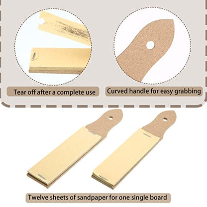 Sandpaper Sharpener Sketch Sandpaper Pencil Sharpeners for Artists Charcoal Pencil Pointer for Adults Teens Pastel Sticks Drawing Tool (9)