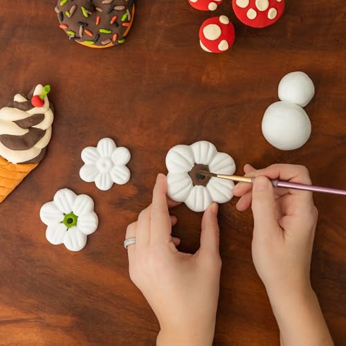 White Air Dry Foam Clay for Kids - 3.3 Pounds Soft Bulk Modeling Clay with Carrying Case & Airtight Zip-Seal Bags - Perfect for Arts & Crafts, Molding, Slime, Cosplay Armor | No-Mess, Non-Stick