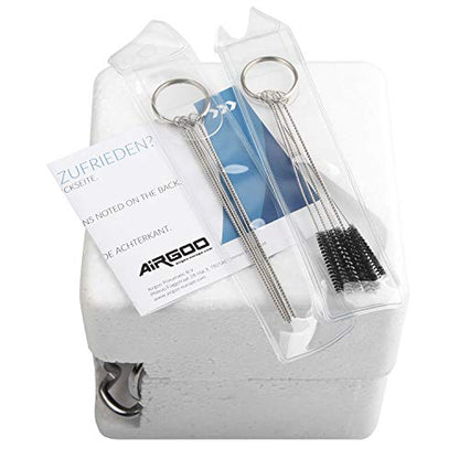 Airbrush Cleaning Kit, BD-778 Airbrush Cleaning Pot with 5 Cleaning Brushes, 5 Cleaning Picks, 3 Filters, 1 Wash Needle for Airbrush Needle, Nozzle Cleaning