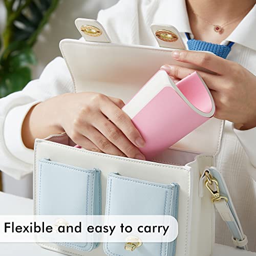 feela 36 Pack Soft Cover Journal Bulk, Lined Blank Travel Journal for Women Men Writing, Notebooks College Ruled for Work, Note Taking Notebook School Business Supplies, 8.2” x 5.5”, A5, Pink - color: 36 Pink