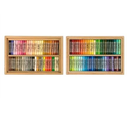 ArtAspirer Oil Pastels ArtAspirer Oil Pastels Wood Box Set of 92