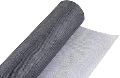 Fiberglass Screen Roll 48" x 100' A Continuous Roll UV Protection Install and Repair Door and Window Screen(48" x 100', Grey) - color: Sliver Grey, size: 48" x 100'