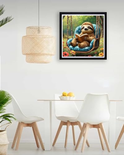 TCDZMYGS Paint by Numbers Kit for Adults Beginner-Sloth,10x10 inch - color: paint by number-sloth-1203