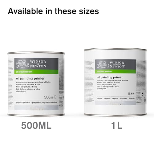 Winsor & Newton Oil Painting Primer, 500ml (16.9-oz) Tin - color: Oil Painting Primer, style: 16.9-oz Bottle