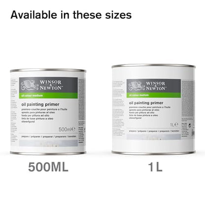 Winsor & Newton Oil Painting Primer, 500ml (16.9-oz) Tin - color: Oil Painting Primer, style: 16.9-oz Bottle