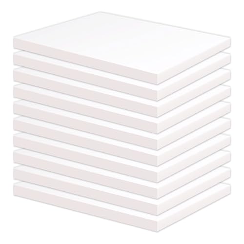 Multi Purpose XPS Foam Board, 10 Pack 11.7x7.8x0.4in Polystyrene Craft Foam - size: 11.7x7.8x0.4in-10pcs