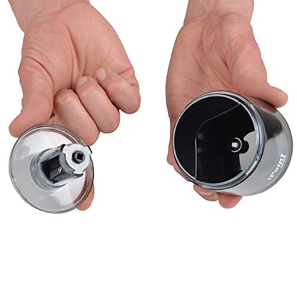 Westcott iPoint Dot Battery Pencil Sharpener | Compact & Battery Powered with Stainless Steel Blades, EZ View Shavings Reservoir, Home, Office, School or Classroom