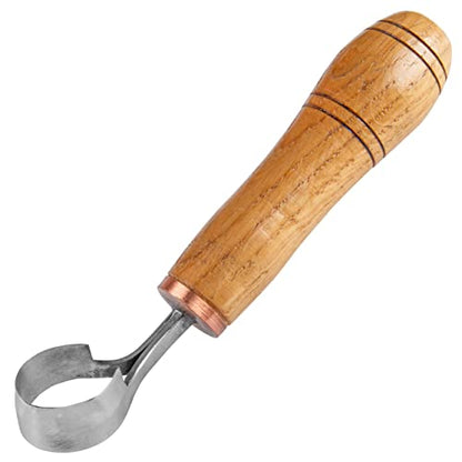Wood Carving Scorp Knife. Round Carving Tool for Spoons, Bowls and Cups. Wood Carvers Rounded Hook Knife Spoon carving knife. (ANGLED) - style: Angled Scorp