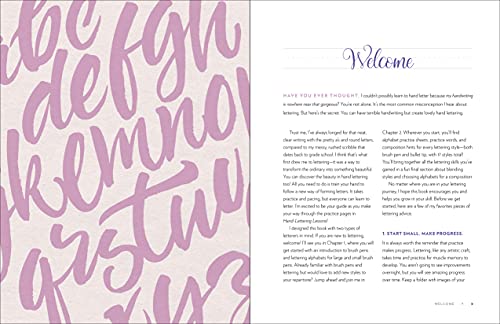 Hand-Lettering Lessons: Super Easy Modern Calligraphy + Print with Traceable Alphabets