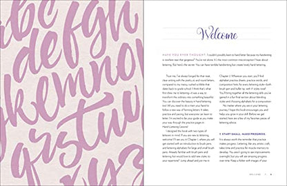 Hand-Lettering Lessons: Super Easy Modern Calligraphy + Print with Traceable Alphabets