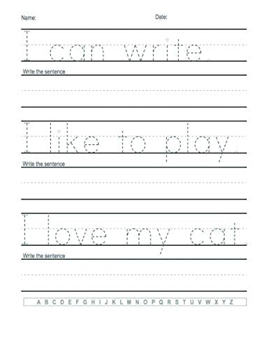 Trace Letters: Alphabet Handwriting Practice workbook for kids: Preschool writing Workbook with Sight words for Pre K, Kindergarten and Kids Ages 3-5. ... Words & Math for Preschool & Kindergarten)