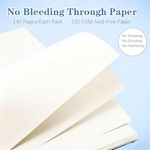 Blank Notebook, 4 Pack Spiral Sketch Book, 8" x 10" Large Blank Journal, No Bleed Thick Paper Sketchbook for Drawing, Unlined Notebook Journal for Women Men School, B5 Spiral Notebook Blank Paper - size: 8" x 10", style: Minimalist