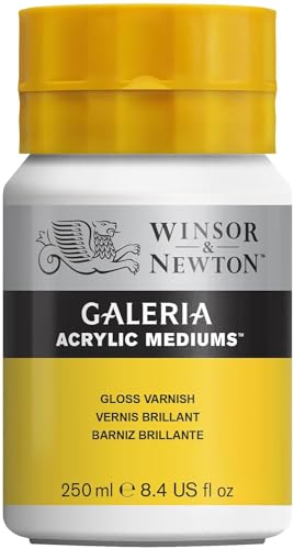 Winsor & Newton Galeria Acrylic Gloss Varnish, 8.4-oz (250ml) Jar - color: Gloss Varnish, style: 8.4-oz