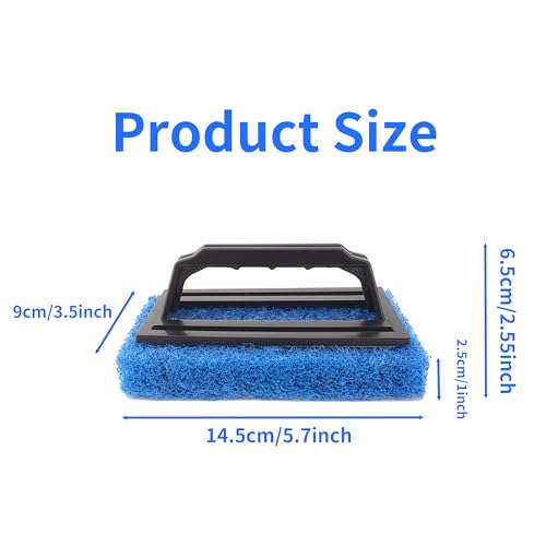 4 Pcs Screen Printing Scrub Pad, Screen Print Ink Scraper with Handle,Screen Print Remover, Screen Printing Accessories for Reclaiming Mesh Screen Cleaner
