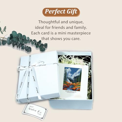 National Park Small Diamond Art Kits for Adults, 12 Pcs , 6.7x8.3 Inch - color: National Park
