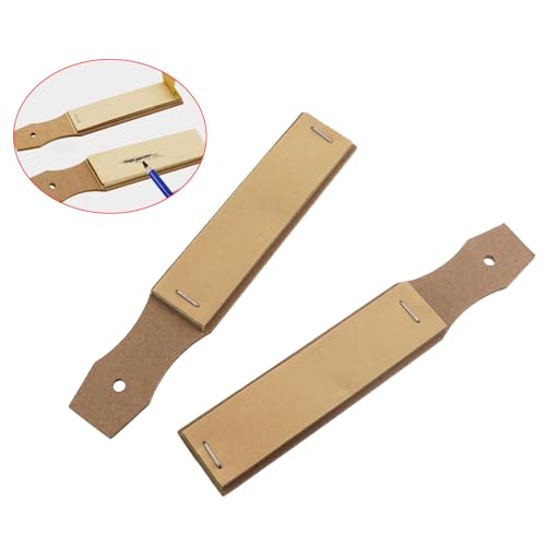 4PCS Flat Top Style Brown Sketch Sandpaper Pencil Sharpeners 16cm Pointer Art Drawing Tool Suitable for Chalk Crayons Charcoal