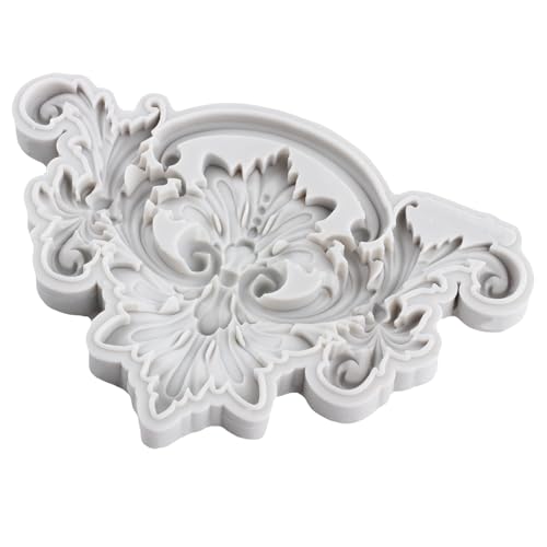 Baroque Style Curlicue Silicone Molds Scroll Lace Polymer Clay Mold | DIY Craft Epoxy Resin Casting Polymer Clay Tools Crafts Air Dry Jewelry Making - color: Style N