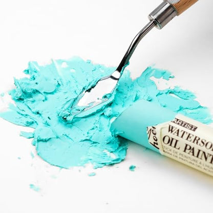 PHOENIX Blue Oil Paint Stick - Set of 12 Ocean Marine Colors 37ml Large Soft Oil Pastels for Artists - color: 12 Marine Colors