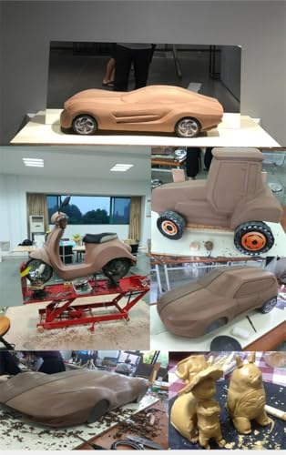 Professional Automotive Design Clay, 900g Non-Drying Oil-Based Sculpting Clay for Car Models, Prototyping and Mold Making, Smooth Firm for CNC and Hand Sculpting