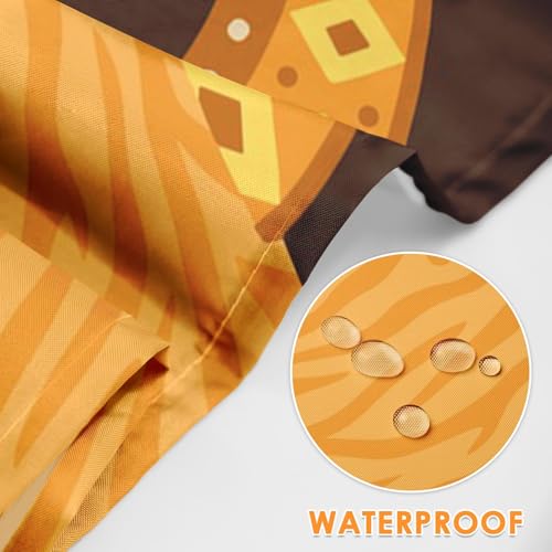 Apron with Pockets, 32x28 inch, for Women Men, African Woman | American Folk Girl Waterproof Adjustable Bib Aprons for Kitchen Cooking Baking Painting Gardening - color: African American Woman