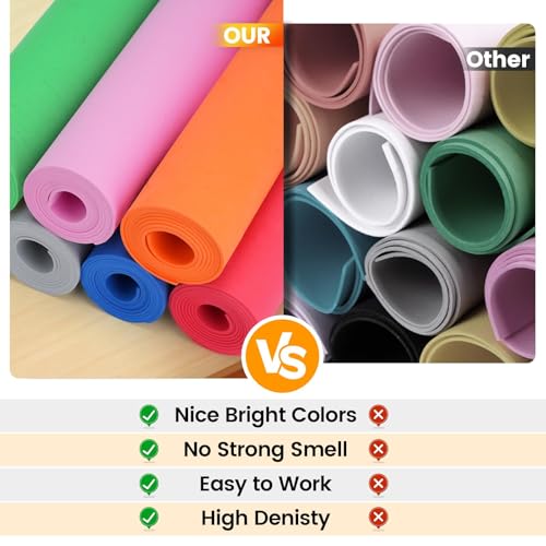 Do²ping Beige Eva Foam Sheets Roll, 3mm EVA Craft Foam 49''x13.5'' High Density 86kg/m3 for Halloween Cosplay DIY - color: Beige, size: Thickness 3mm