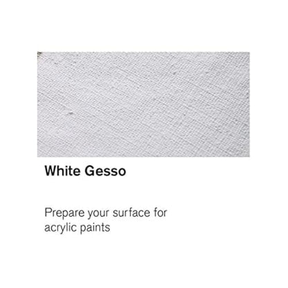 Winsor & Newton Professional Acrylic Medium, White Gesso, 450ml - color: White Gesso, style: 450ml (15.2-oz)