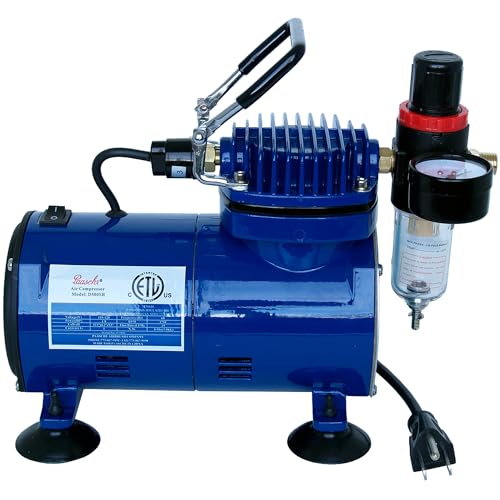 Paasche D500SR 1/5 HP Compressor with Regulator and Moisture Trap | Auto Shutoff, Regulator, Moisture Trap - style: Old Version