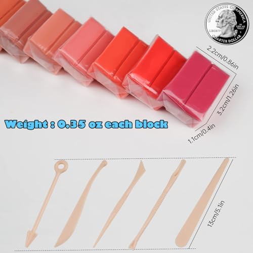 Tomorotec 100PCS Polymer Clay Value Pack 82 Colors in Bulk