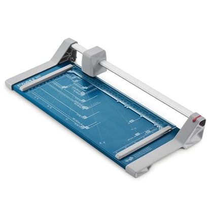 Dahle 507 Personal Rotary Trimmer, 12" Cut Length, 7 Sheet Capacity, Self-Sharpening, Automatic Clamp, German Engineered Paper Cutter - size: 12" Cut Length