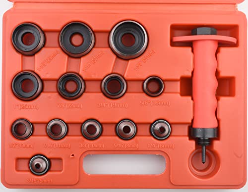 13 Sharp Hollow Punch Tool Set Leather Kit Gasket Hole