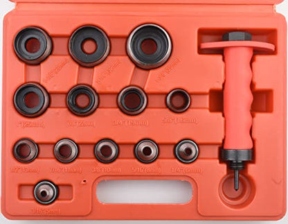 13 Sharp Hollow Punch Tool Set Leather Kit Gasket Hole