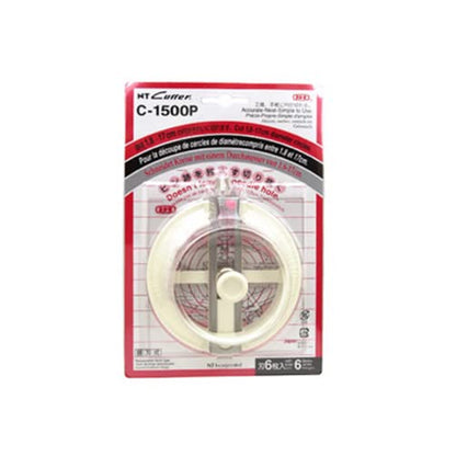 NT Cutter Circle Cutter, 11/16 Inches ~ 6-11/16 Inches Diameter, 1 Cutter (C-1500)