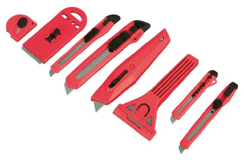 TEKTON 96909 Snap-Off Knife and Scraper Set, 8-Piece