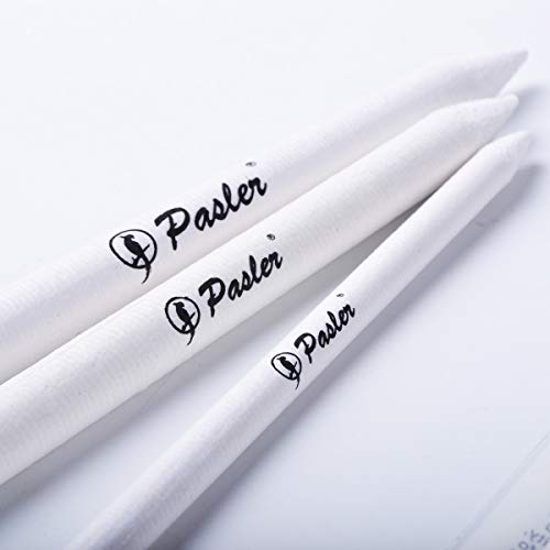 Pasler Artist Blending Paper Stumps and Tortillion Art Blenders - Pencil, Charcoal, Graphite, Colored Pencils, Pack of 3 - (125mm, 135mm, 150mm)