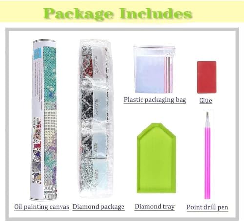 RYMILIE Birds Diamond Art Kits for Adults Diamond Painting Kit 12x16in - color: DP00626