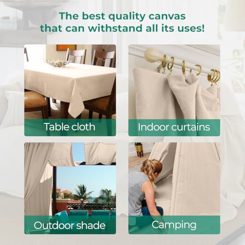 Canvas Drop Cloth for Painting 9x12 feet Pack of 4-8oz Painters Drop Cloths for Painting - All Purpose Canvas Tarps for Floor & Furniture Protection - Recycled Cotton Fabric - size: 9x12 Ft - 2 pc (Pack of 2)