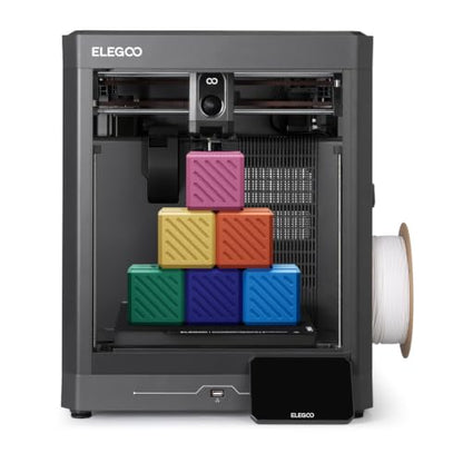 ELEGOO Centauri 2 CoreXY 3D Printer, 500mm/s High-Speed Printing with Smooth Print Quality, Full Auto Calibration, 350°C High-Temp Nozzle, 256x256x256mm Build Volume for Beginners & Makers - size: Centauri 2
