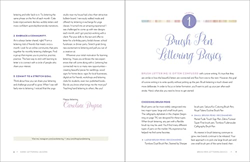 Hand-Lettering Lessons: Super Easy Modern Calligraphy + Print with Traceable Alphabets