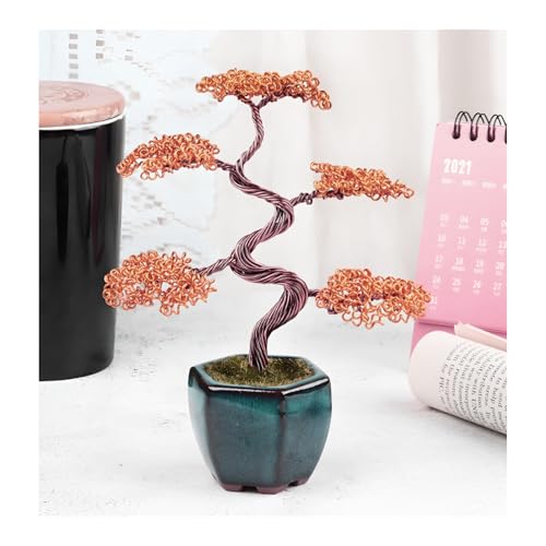 Aluminum Craft Wire, 3mm×11m Bendable Metal Wire for Jewelry Making, Sculpting, Floral Making, Wreath Making, Crafting, Wire Wrapping, Christmas Ornaments (Copper) - color: Copper