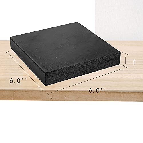 CHENTEC Rubber Bench Block Jeweler's Rubber Bench Block 6"x 6"(15CM x15CM) - color: Rubber Block, size: 6" x 6"(15cmx15cm)