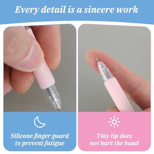 YUXIANLB Craft Exacto Knife Craft Cutting Tool 6PCS Art Carving Tools | Retractable Paper Pen Cutting Tool, for DIY Crafting, Drawing, Scrapbooking, Precision Paper Cutter Pen