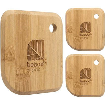 Bamboo Pot and Pan Scraper Set (3 Pcs) – Non-Scratch Cast Iron Cleaner & Dish Scraping Tool