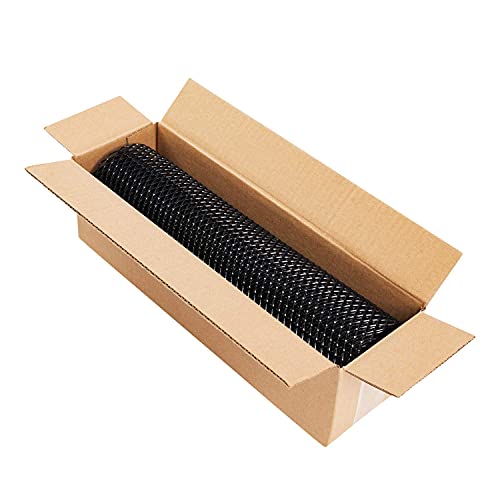 AggAuto Universal 40"x13" Car Grill Mesh 4x8mm Rhombic Hole Black | Aluminum Alloy Automotive Grille Insert Bumper, One of the Most Multifunctional Shape Grids 100x33cm - size: 4x8mm Rhombus - Black