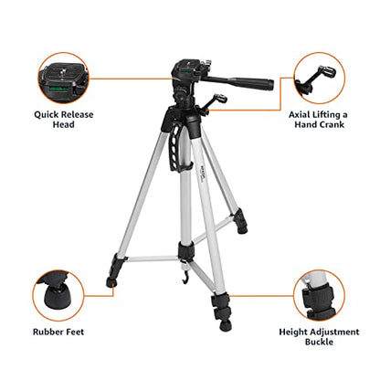 Amazon Basics 60-inch Lightweight DSLR Tripod with Bag, Black - size: 60-in, style: Tripod Only